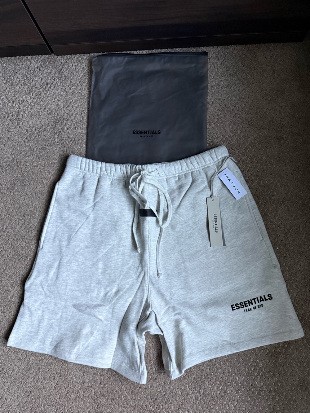 Brand New- Light Oatmeal Essential shorts